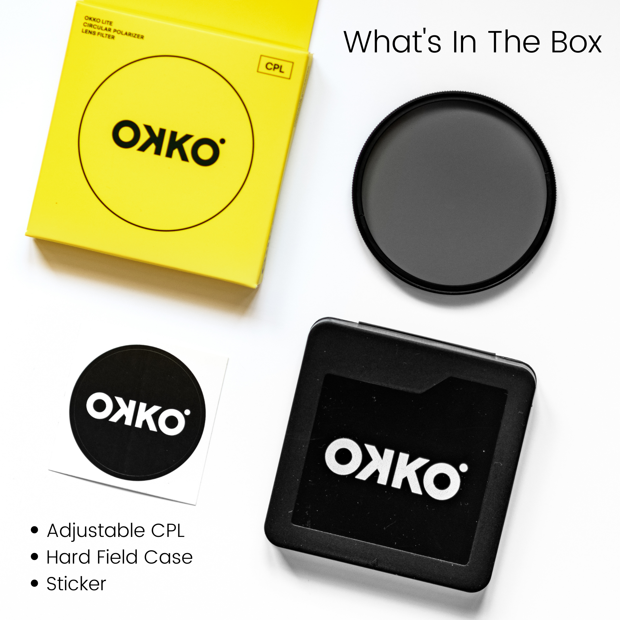 OKKO (Lite) Circular Polarizer Lens Filter – Langly Co