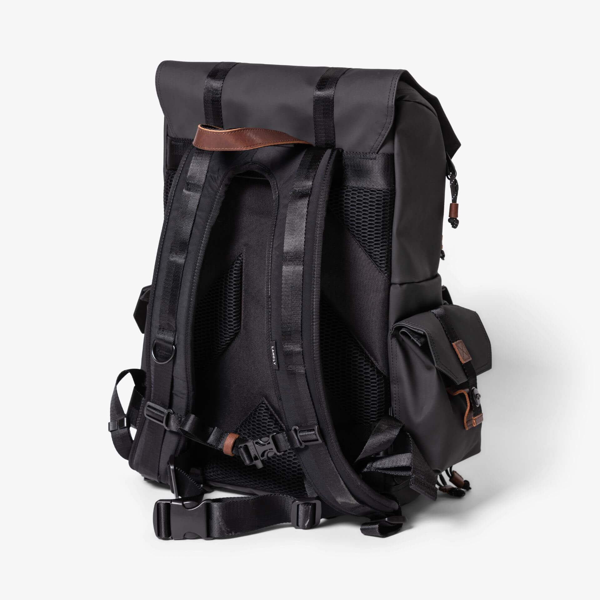 Langly Alpha Globetrotter XC Camera Backpack Black Brown