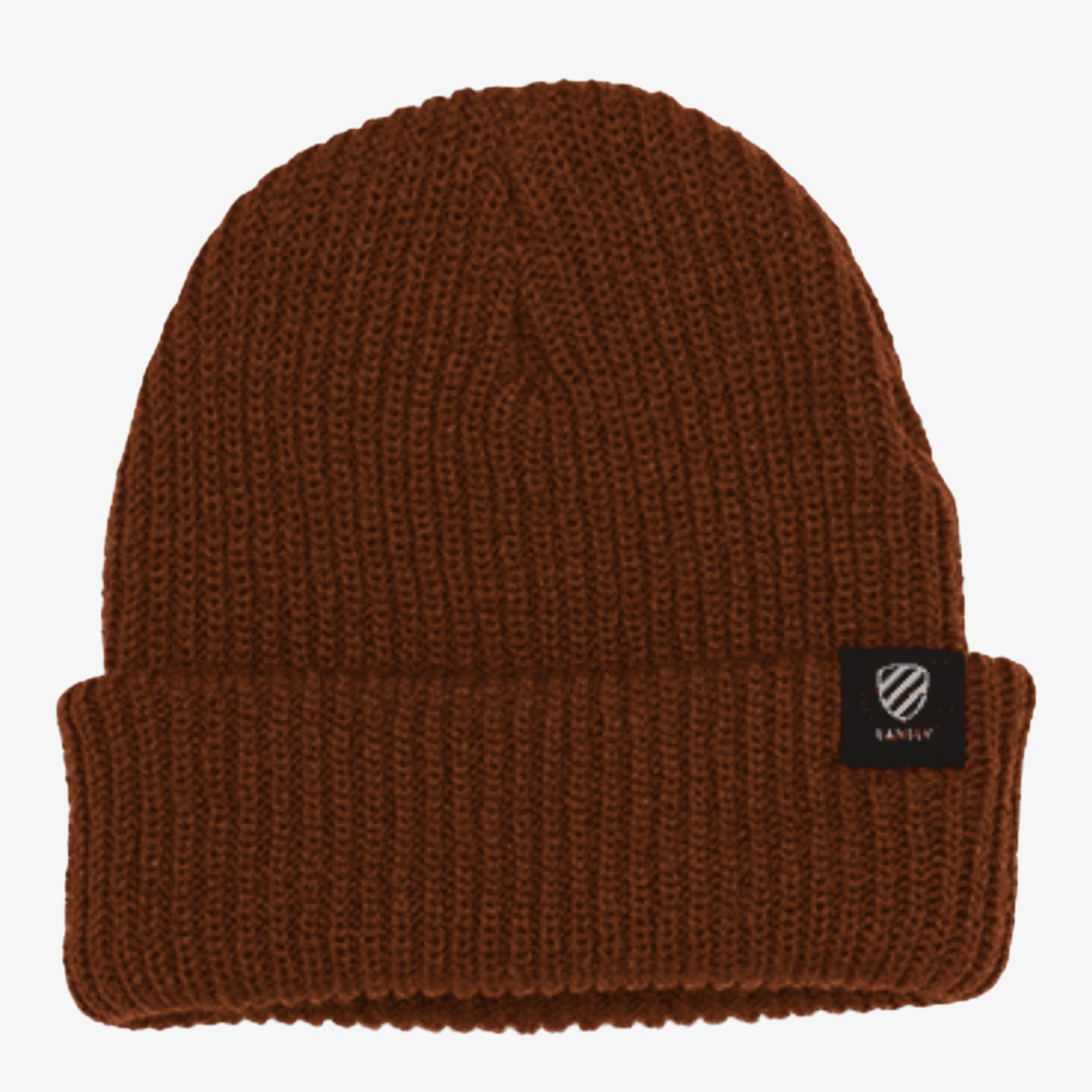 LA/TC Los Angeles Trading Company Fluent Italian Beanie in Wheat Monogram-embroidered Wool-blend Beanie • Ruslan Baginskiy  main image 2